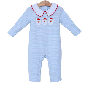 Boys Trotter Street Santa Appl. Romper