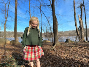 Jaycee Skirt in Autumn Plaid