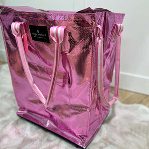 PINK ROLLING TOTE