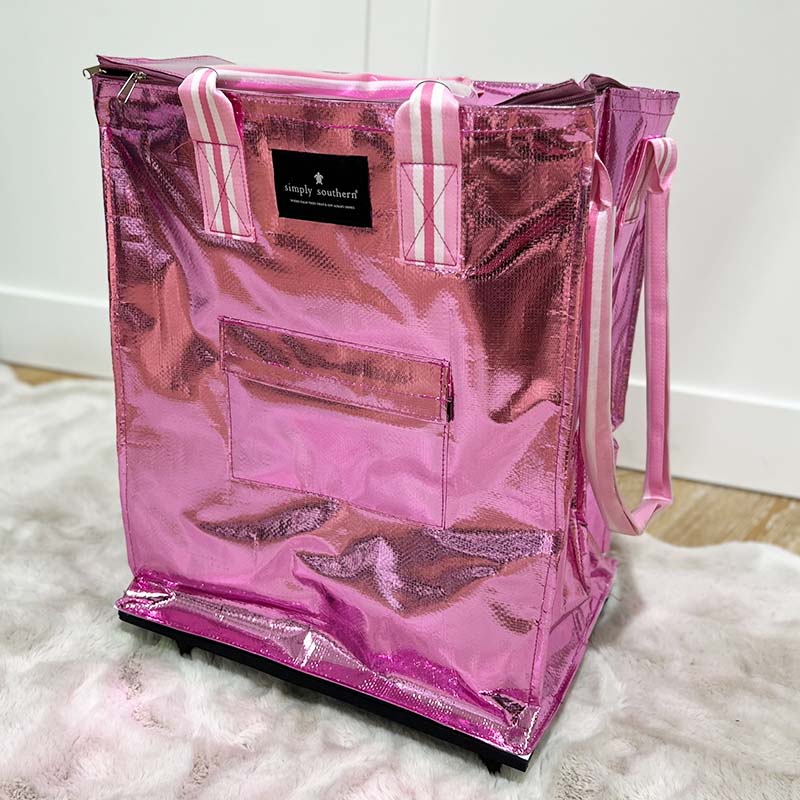 PINK ROLLING TOTE