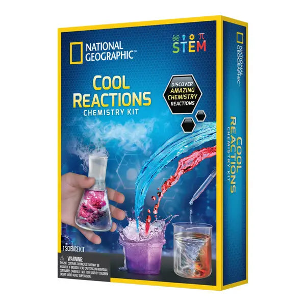 NATIONAL GEOGRAPHIC Cool Reactions Chemistry Kit