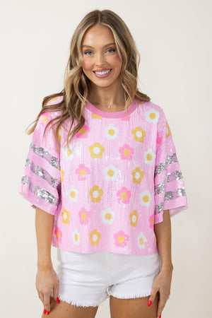 Simply Southern Sequin Top