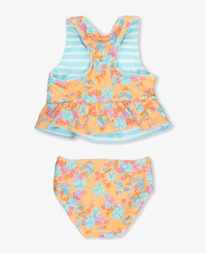 Reversible Peplum Tankini Vibrant Valley