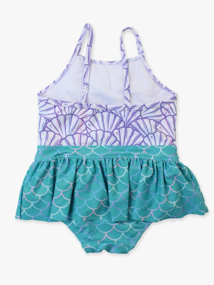 Big Bow Skirted One Piece Magical Mermaid