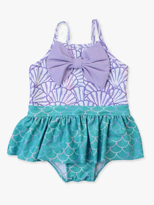 Big Bow Skirted One Piece Magical Mermaid