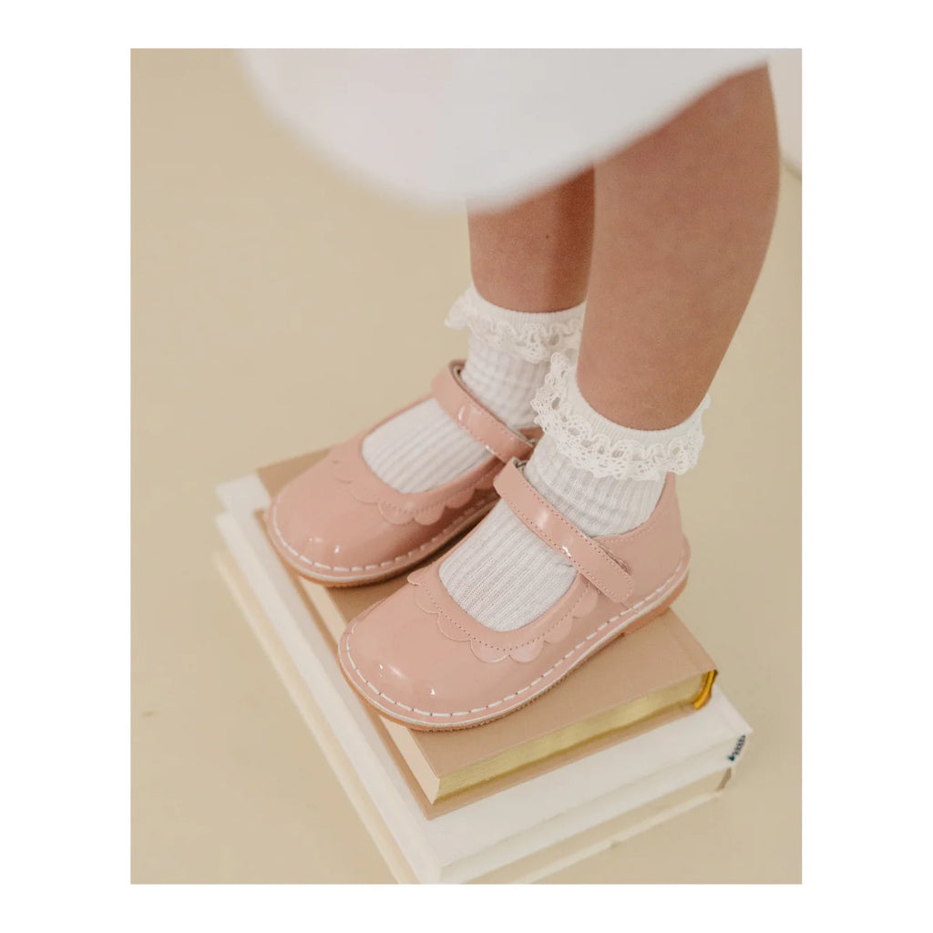 Violette Petal Mary Jane Patent Rose