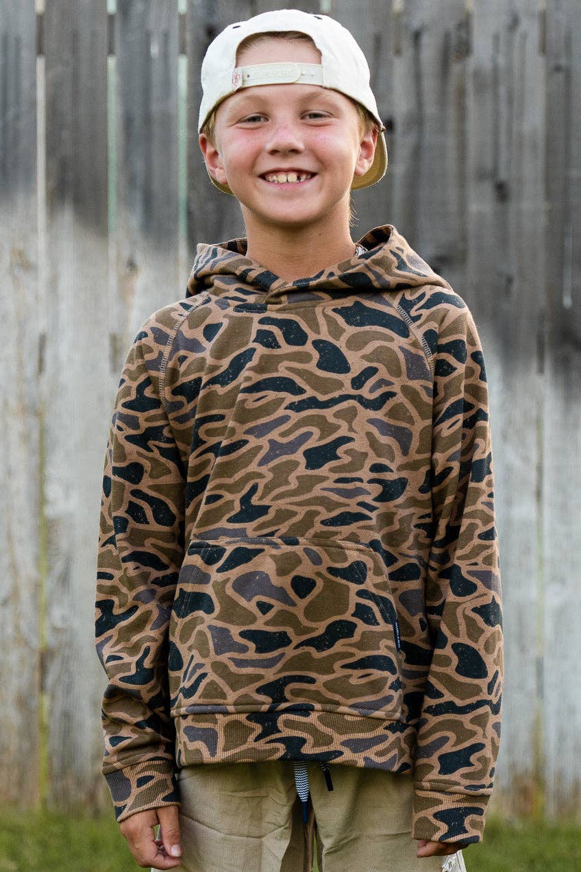 Youth - Fleece Hoodie - Gauge Camo