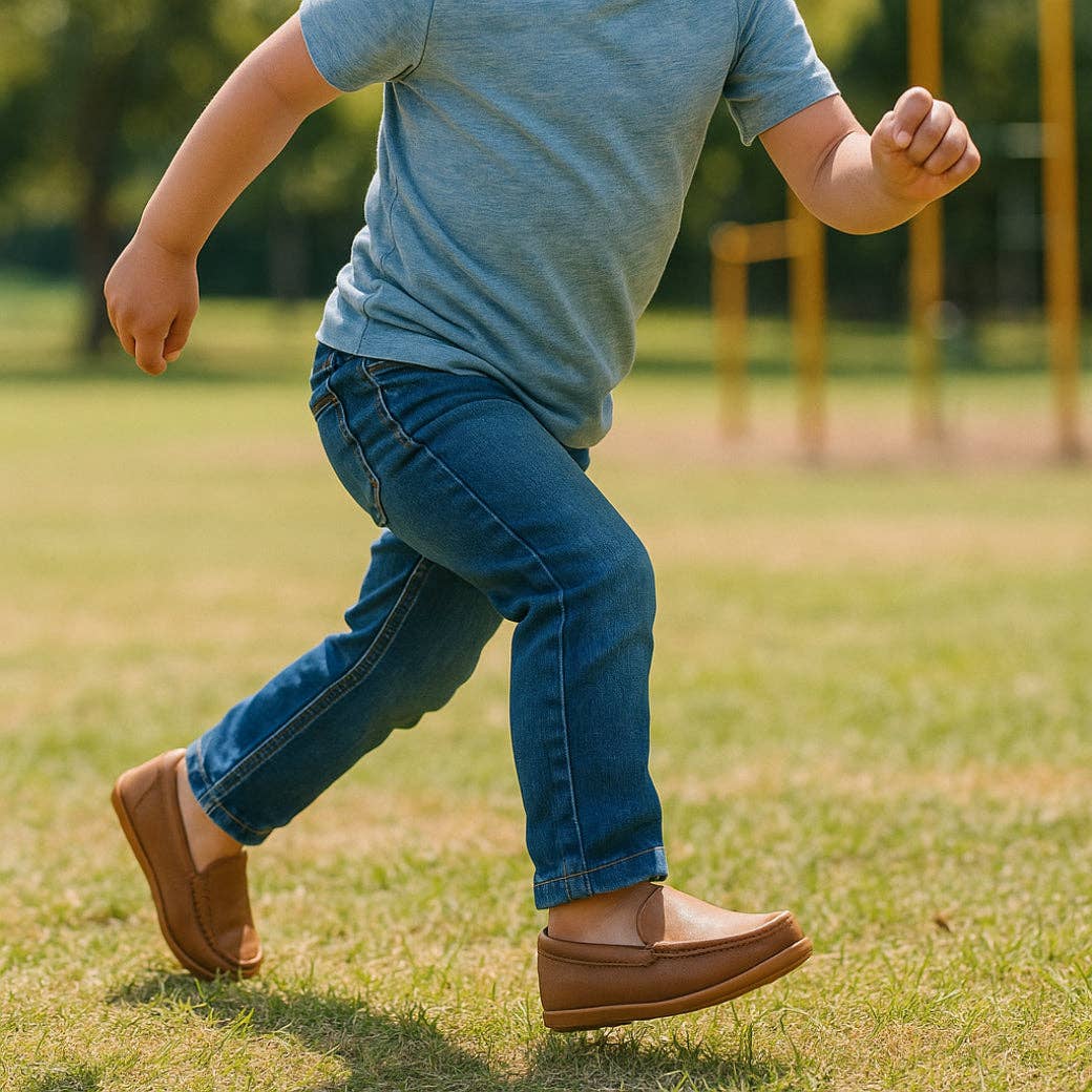 Oomphies - Thaddeus Boys Youth Slip-On Moccasin