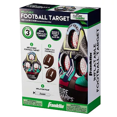 Franklin Sports Inflatable 3-Hole Football Target
