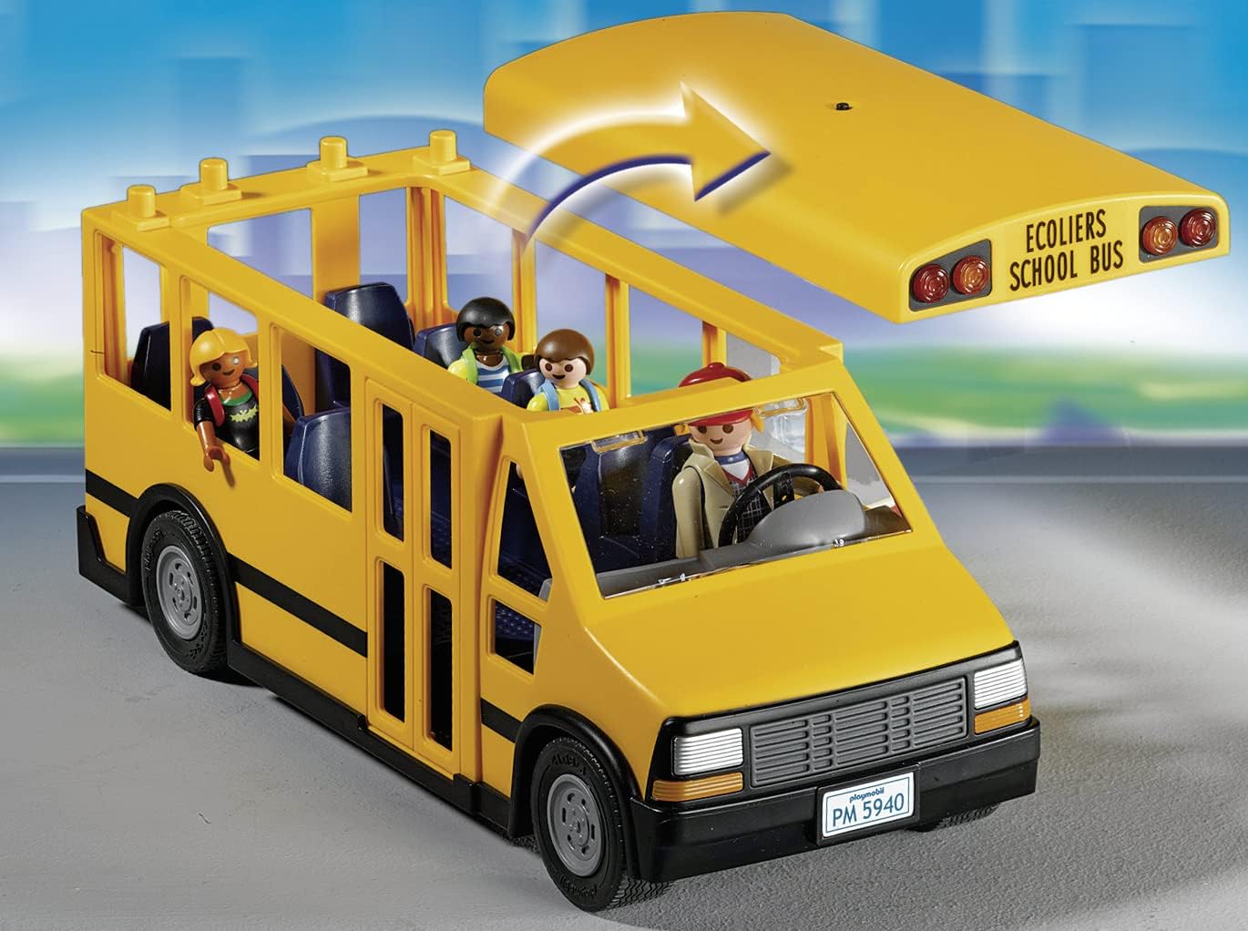 Playmobil School Bus Vehicle Playset