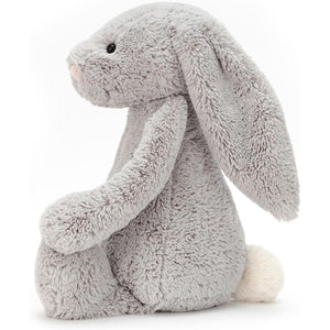 Jellycat Bashful Grey Bunny Stuffed Animal, Medium 12 inches