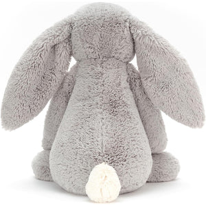 Jellycat Bashful Grey Bunny Stuffed Animal, Medium 12 inches