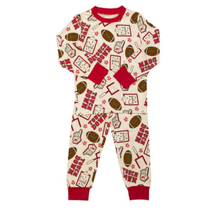 Belle Cher Red Touchdown Bamboo Pajamas