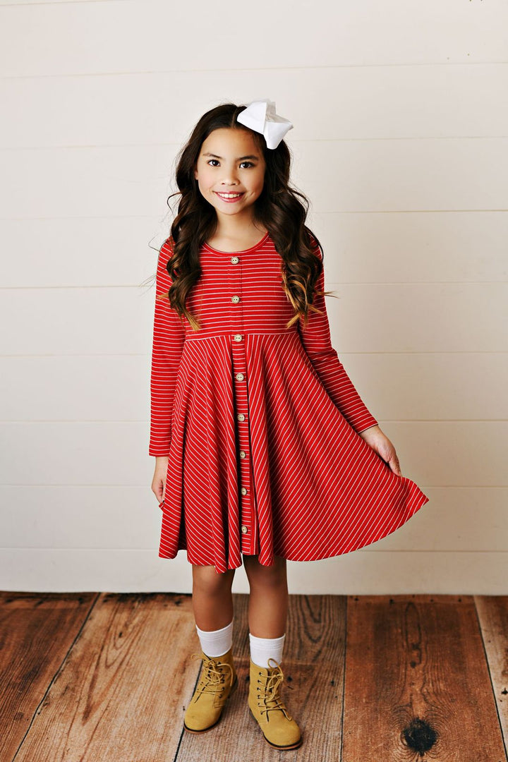 Serendipity Red Stripe Dress