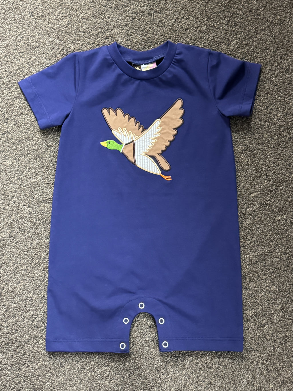 Banana Split Duck Appliqué Romper