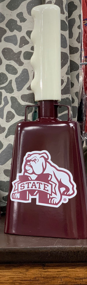 Medium Maroon BullyBell with Dog over M Decal