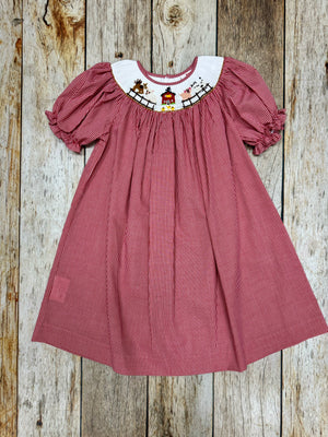 MOM & ME Farm SMOCK DRESS