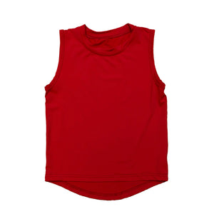 Belle Cher Red Kid High Low Tank