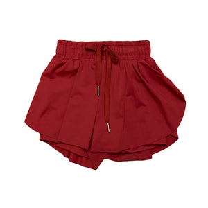 Belle Cher Maroon Kid Butterfly Shorts