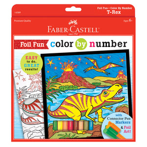 Color by Number T-Rex Foil