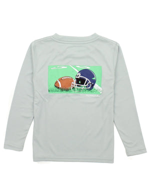 Boys Performance Tee LS Gametime Grey