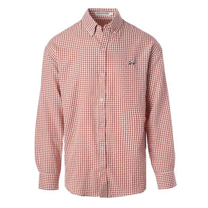 L/S Braxton Button Down (R455) Orange