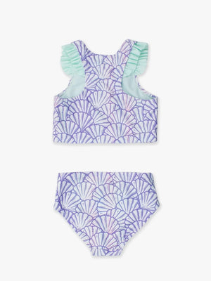 Girls Racerback Flutter Tankini Magical Mermaid