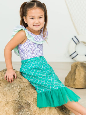 Mermaid Tail Skirt Cover-Up