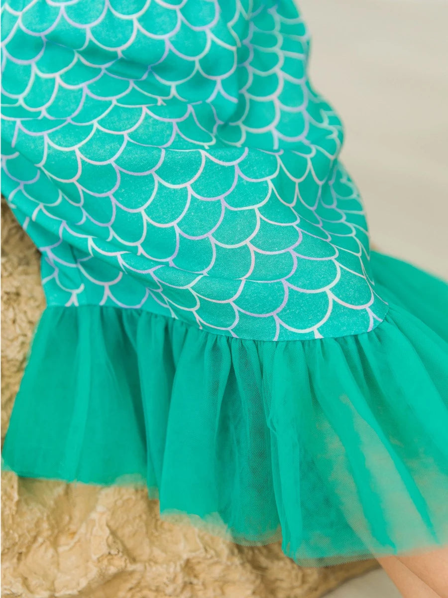 Mermaid Tail Skirt Cover-Up