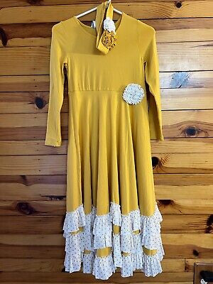 Serendipity Mustard Twirl Dress