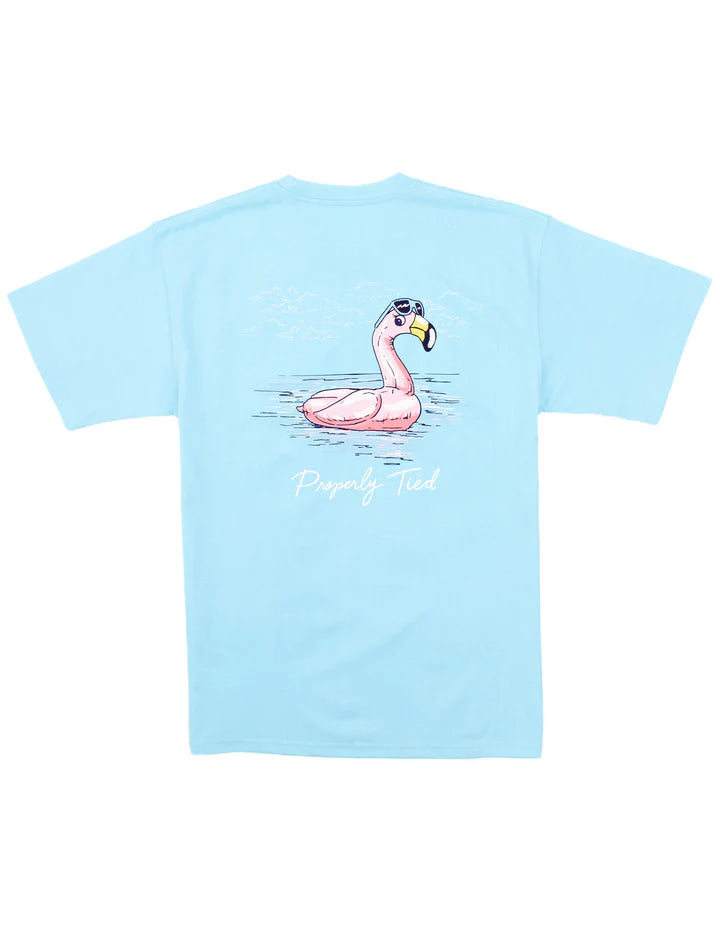 Flamingo Float SS Aqua