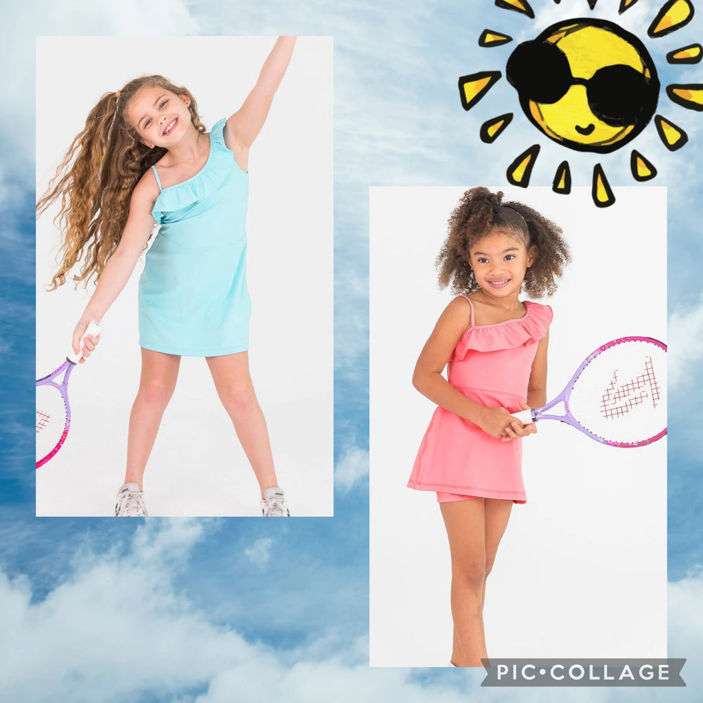 Active Tennis Dress and Bike Short Set