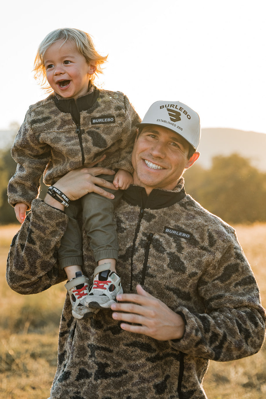 Kids Sherpa Jacket Full Zip - Rocky Mountain Camo