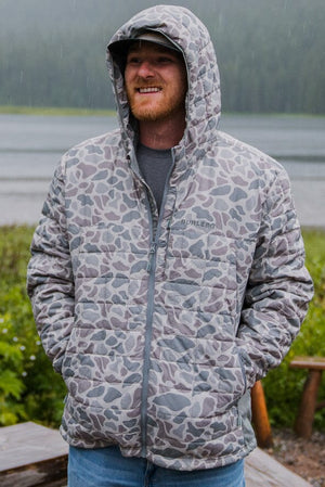 Puffer Jacket - Classic Deer Camo (Oversized)