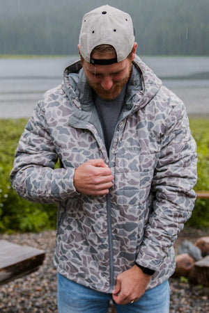 Puffer Jacket - Classic Deer Camo (Oversized)