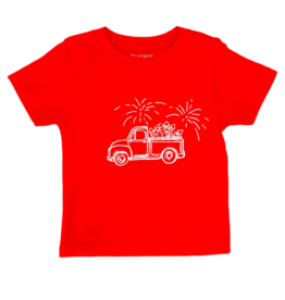 MUSTARD & KETCHUP RED PATRIOTIC T-SHIRT