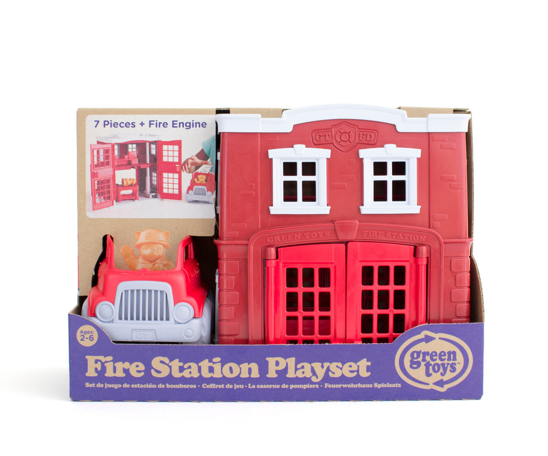 Green Toys Fire Station Playset