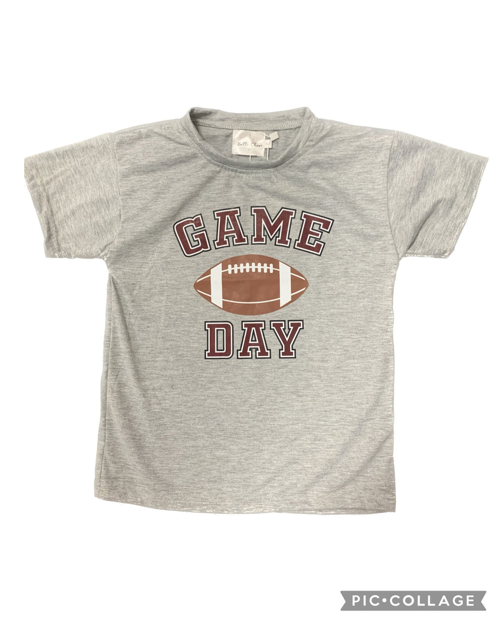 Belle Cher Game Day Football Maroon
