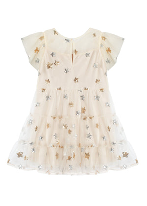 Nutcracker Star Embroidered Tulle Dress