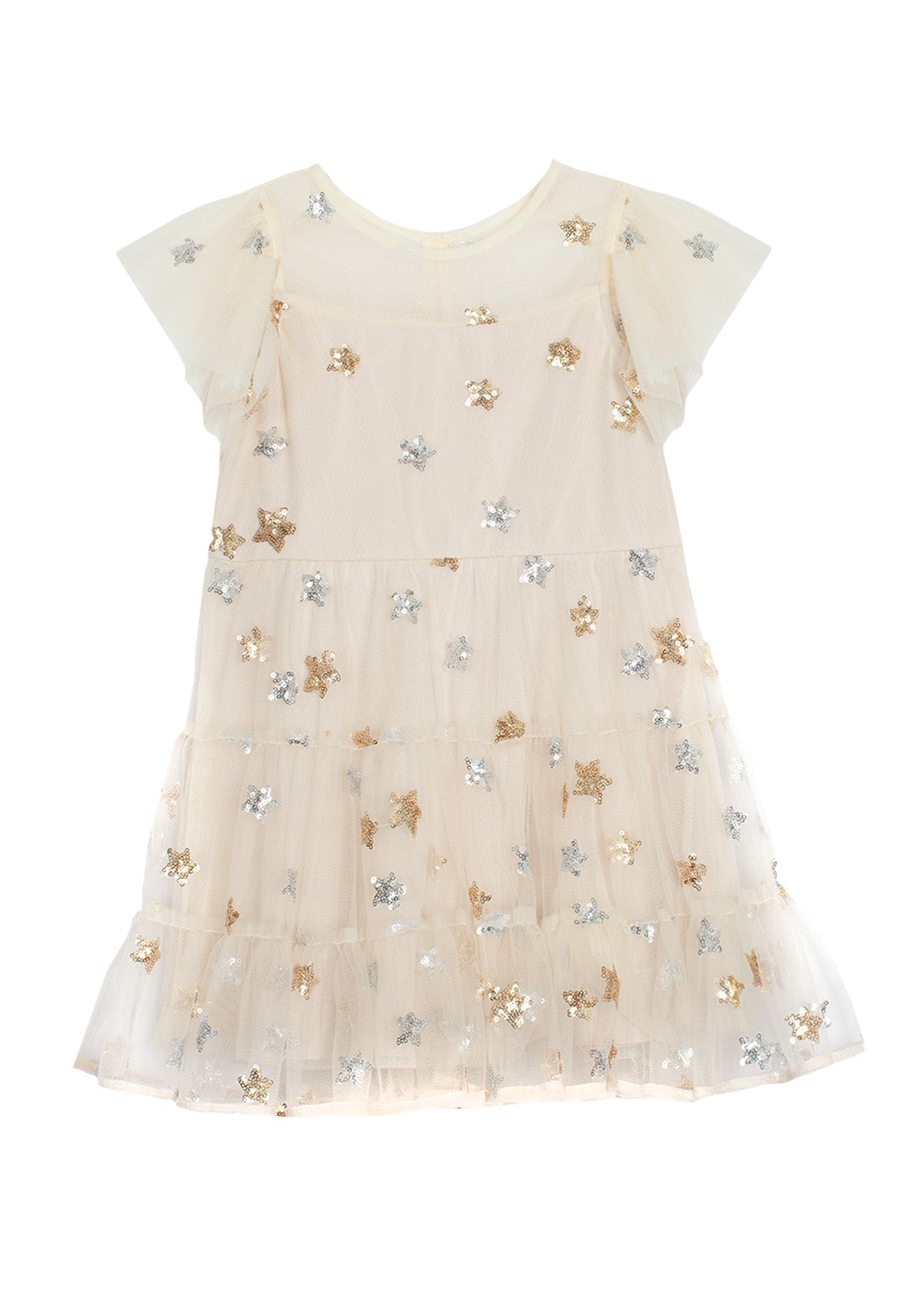 Nutcracker Star Embroidered Tulle Dress