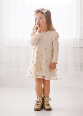 Lil Nutcracker Embroidered Tulle Dress