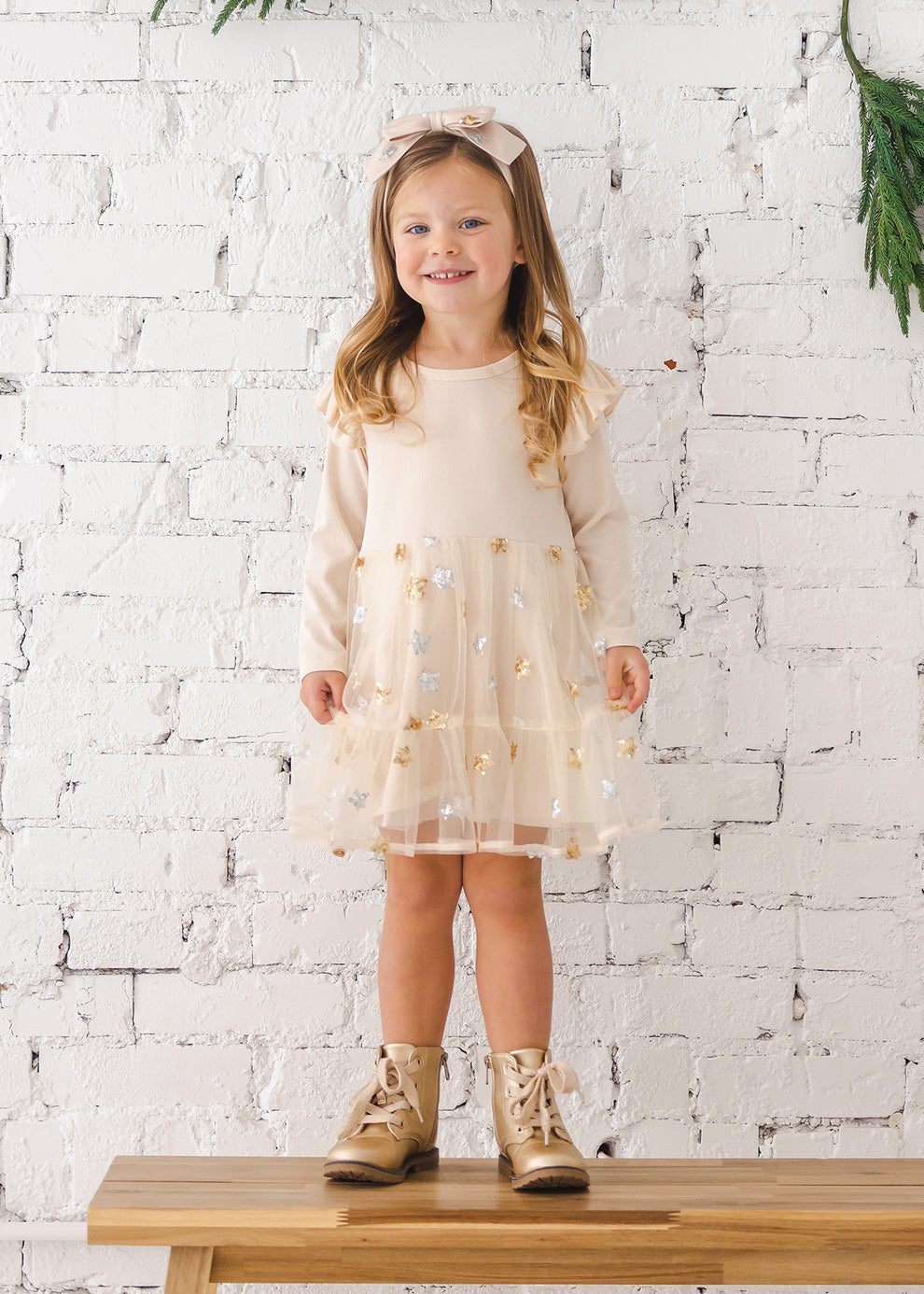 Lil Nutcracker Embroidered Tulle Dress