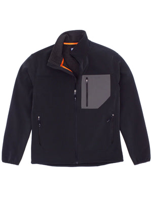 PEAK SOFTSHELL JACKET PITCH BLACK