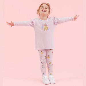 DISNEY PRINCESS MODAL MAGNETIC PLAY ALL DAY TOP + LEGGINGS SET