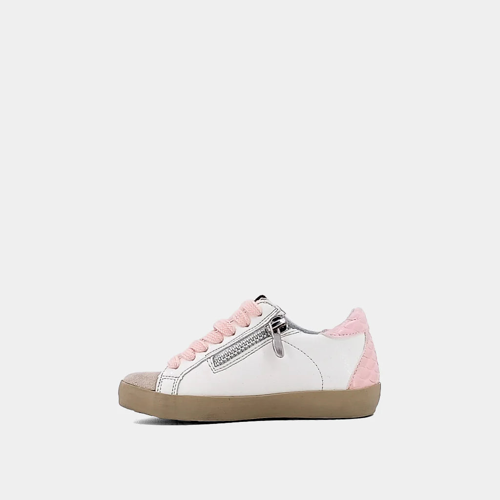 Light Pink Snake Mia Sneakers