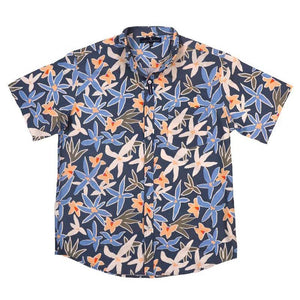 MEN'S TROPICAL BUTTON DOWN SHIRT