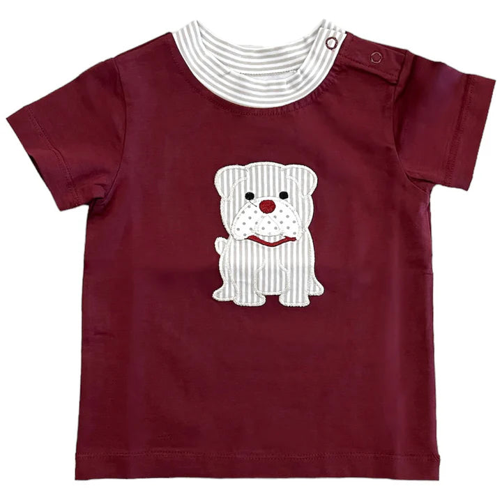 Ishtex Bulldog Applique Tee