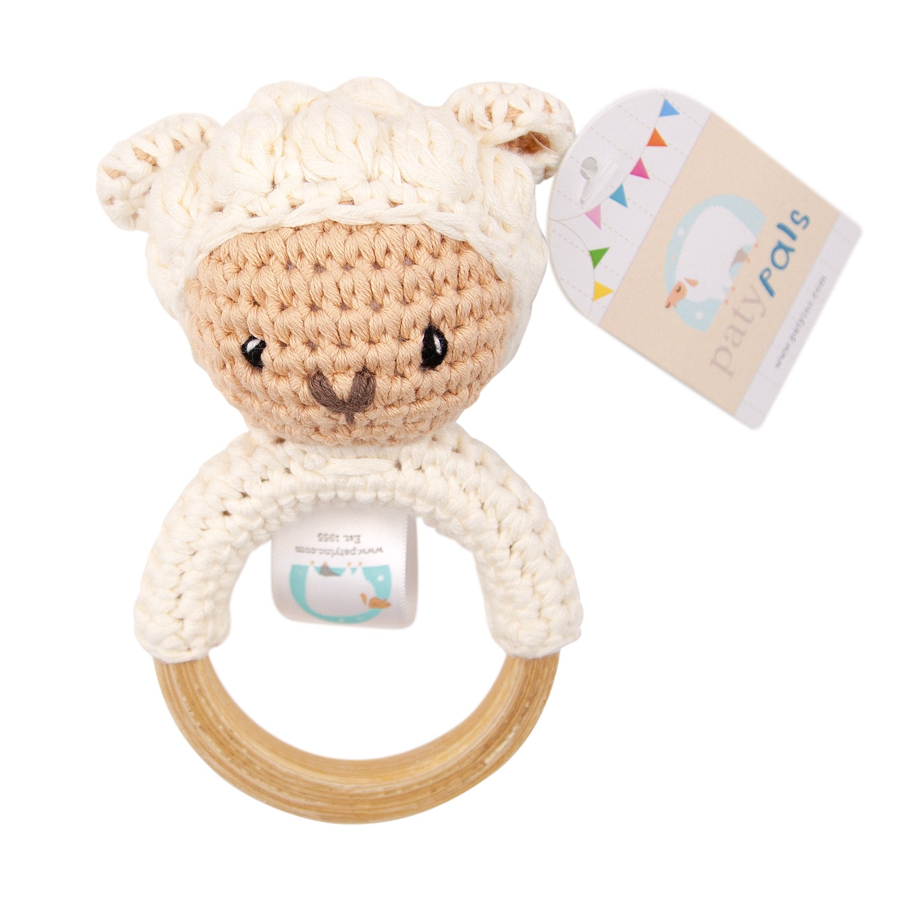 Paty Pals Rattle, Crocheted