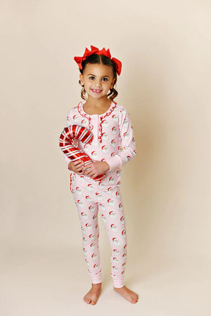 Swoon Baby Santa ButterKnit Pajama Set