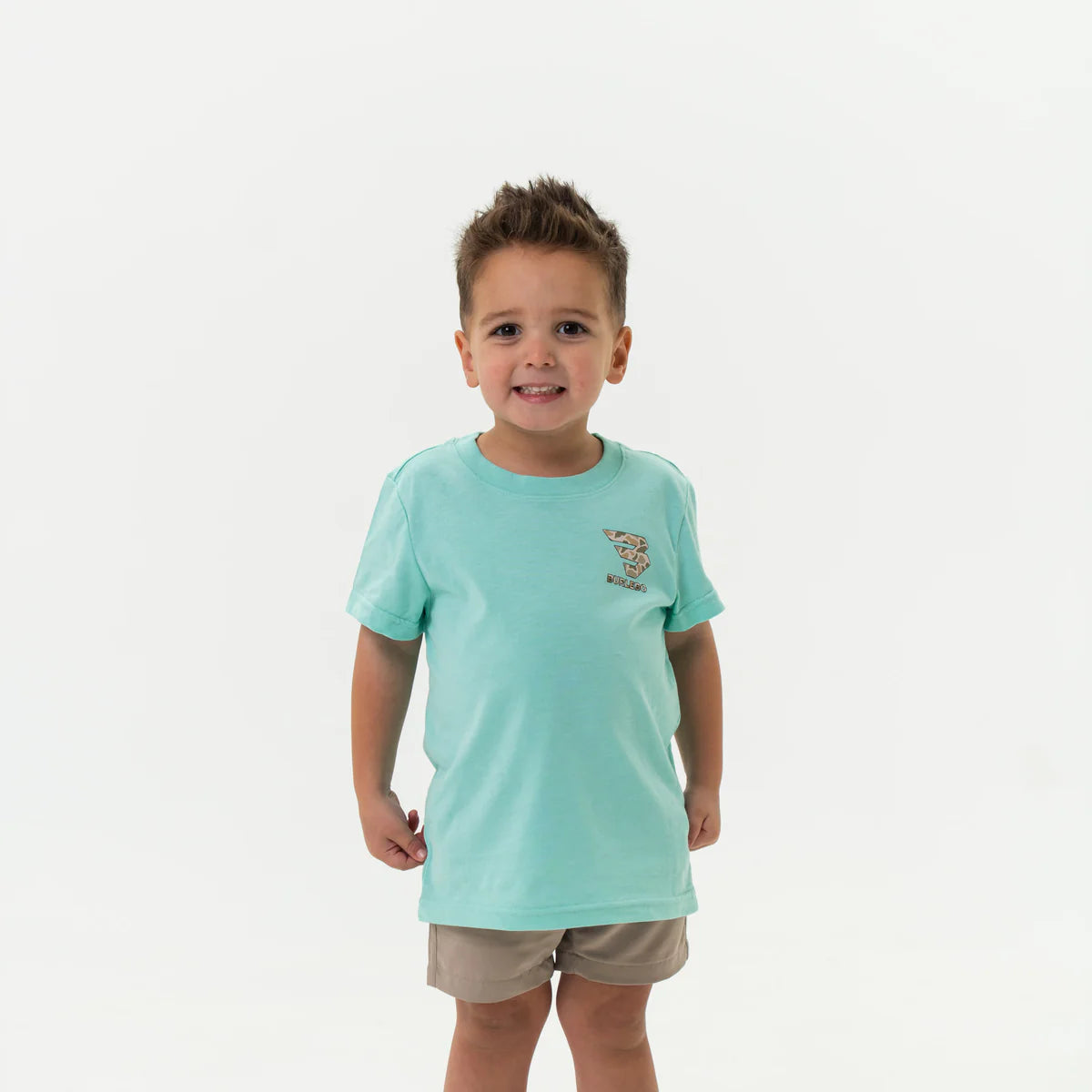 Youth Tee - Mallard Camo Dog - Island Reef